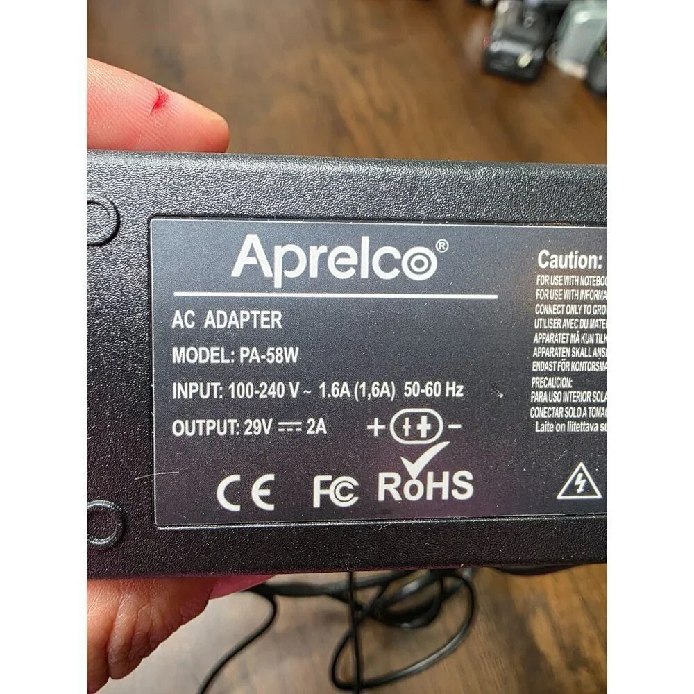 2-Prong 29V AC Adapter Compatible with Inline Power Supplies ASW0381-24015002B 9